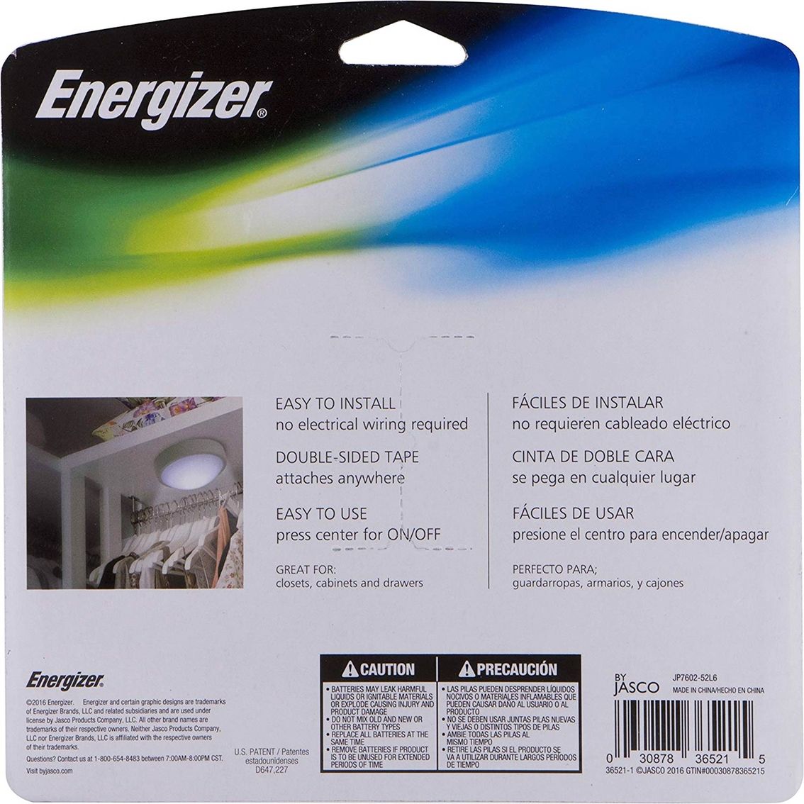 Energizer Battery Operated Tap Light 7.5 in. diam. - Image 6 of 6