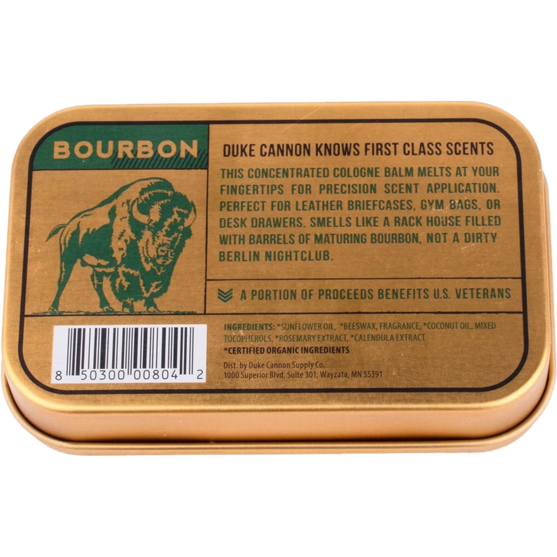 Duke Cannon Bourbon Solid Cologne Balm - Image 2 of 4