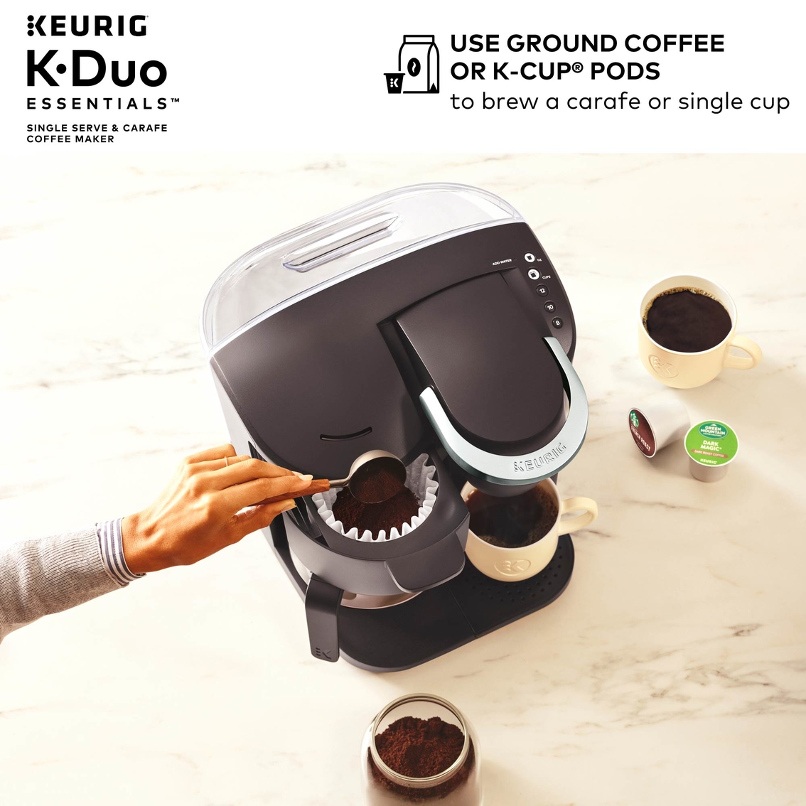 Keurig K-Duo Single Serve and Carafe Coffee Maker - Image 2 of 3