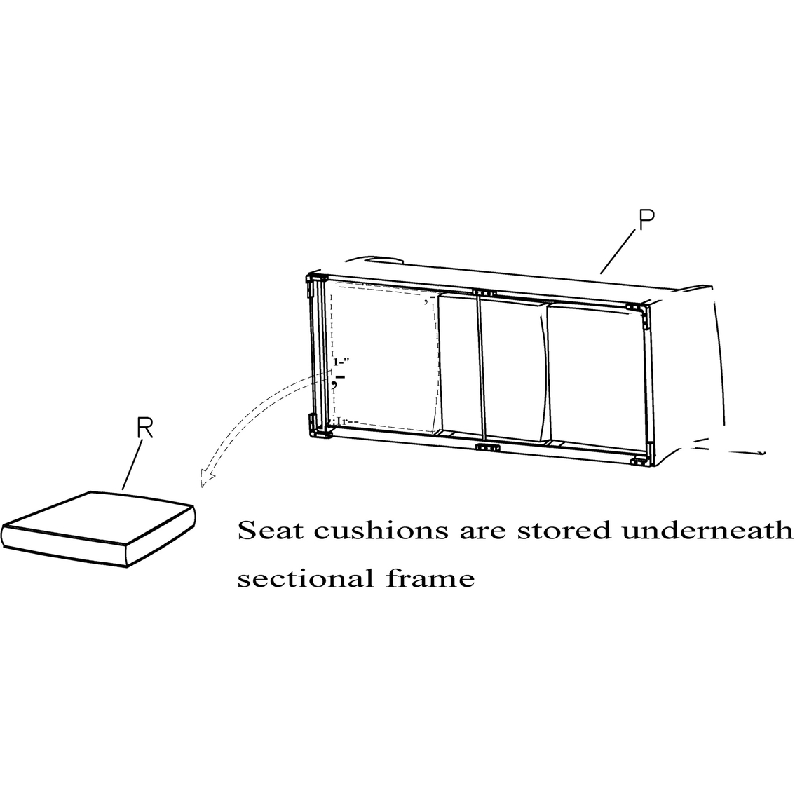Signature Design by Ashley Easy Isle Outdoor Sofa Sectional with 2 Chairs and Table - Image 4 of 4