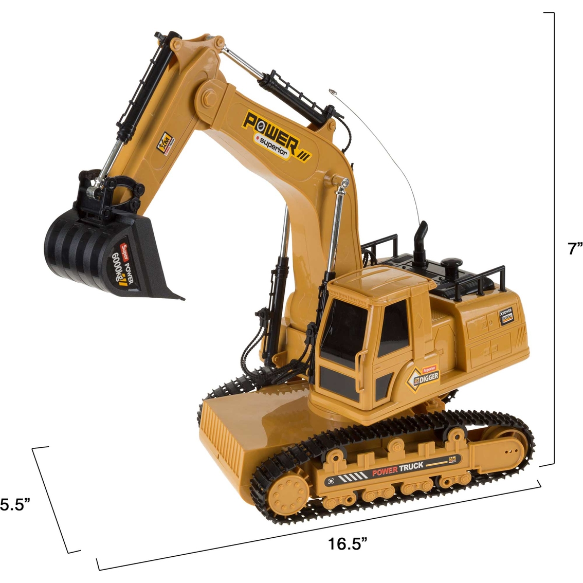 Hey! Play! Excavator Remote Control Toy - Image 3 of 9