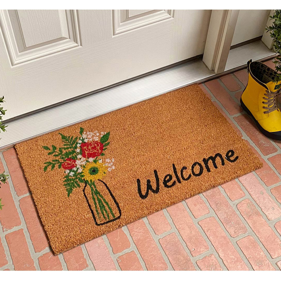 Calloway Mills 17 x 29 in. Summer Bouquet Doormat - Image 2 of 6