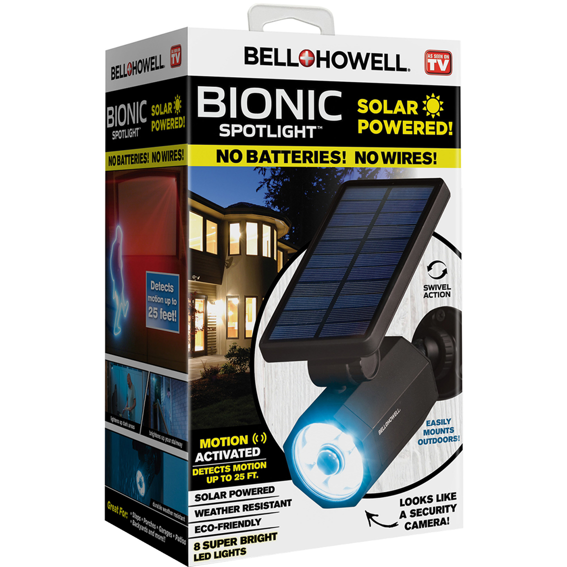 Bell & Howell Bionic Spotlight Solar Powered Motion Activated LED Light - Image 6 of 6