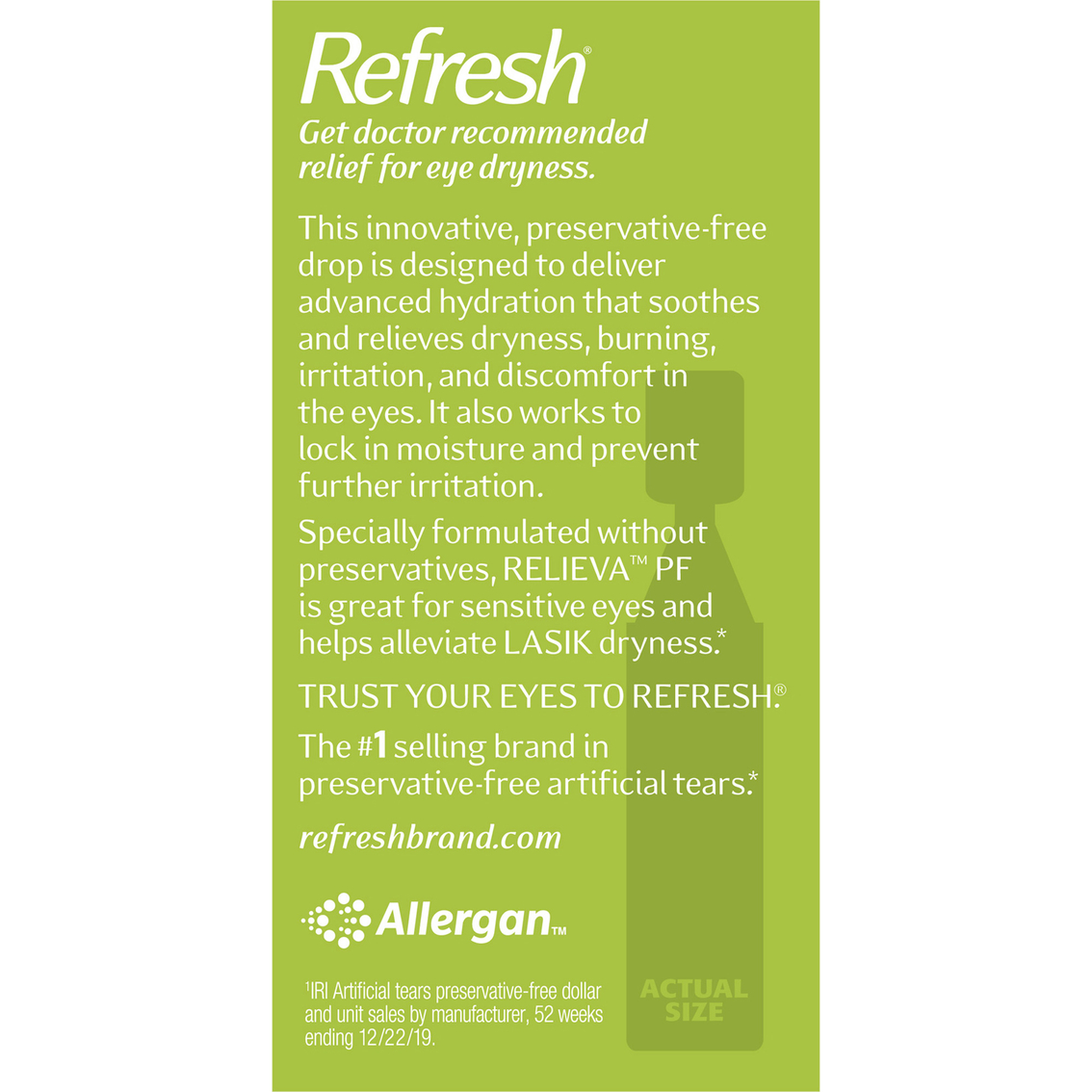 Refresh Relieva Preservative Free Lubricant Eye Drops 30 ct. - Image 4 of 5
