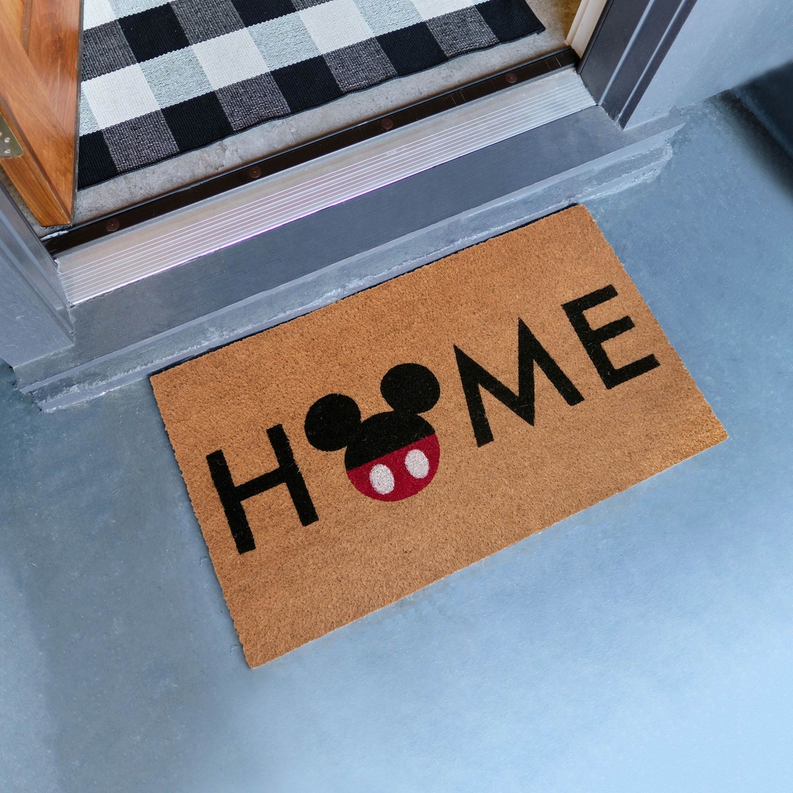 Disney Mickey Mouse Coir Home and Hello Welcome Mat 2 pk. - Image 5 of 10