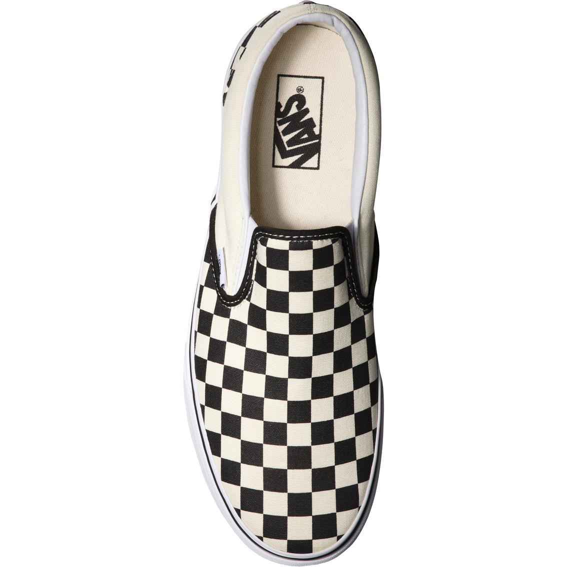 Vans Women's Classic Checkerboard Slip On Shoes - Image 4 of 5