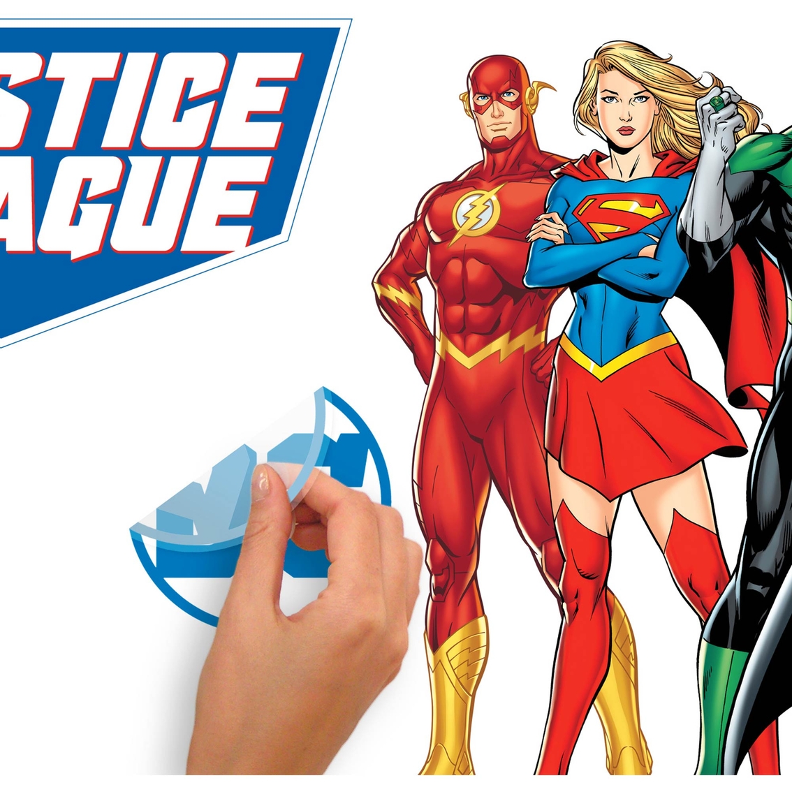 RoomMates Justice League Peel and Stick Giant Wall Decals with Alphabet​ - Image 4 of 5