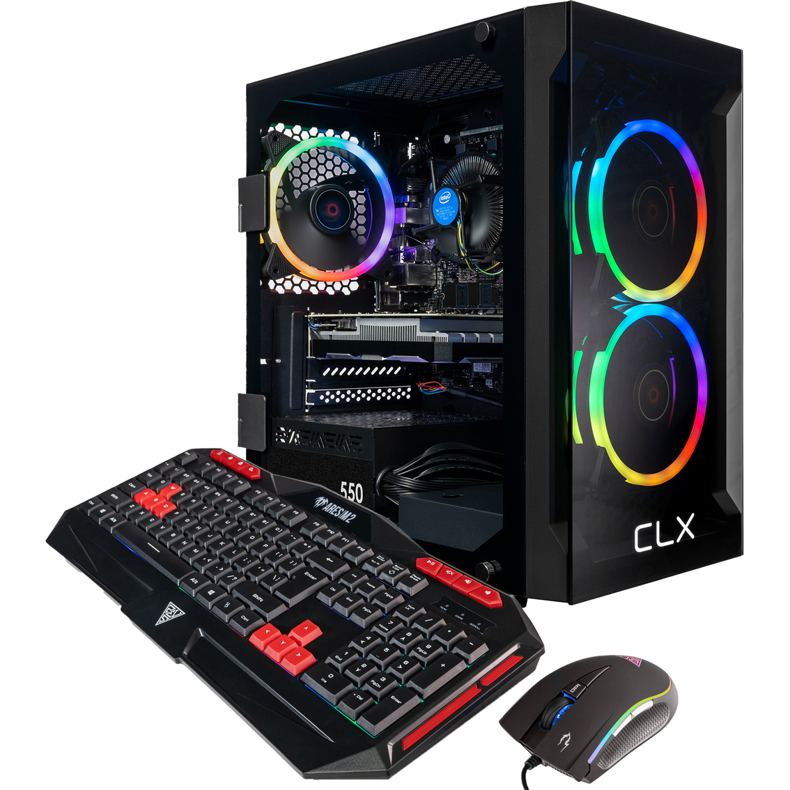 CLX SET Intel Core i5 2.9GHz 16GB RAM GeForce GTX 1650 1TB SSD Gaming PC - Image 5 of 6