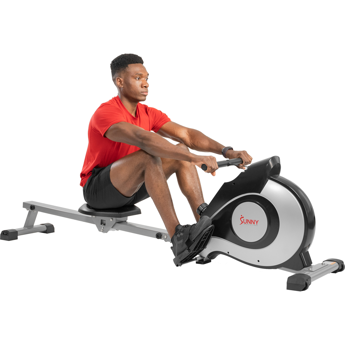 Sunny Health & Fitness Magnetic Rowing Machine - Image 4 of 10