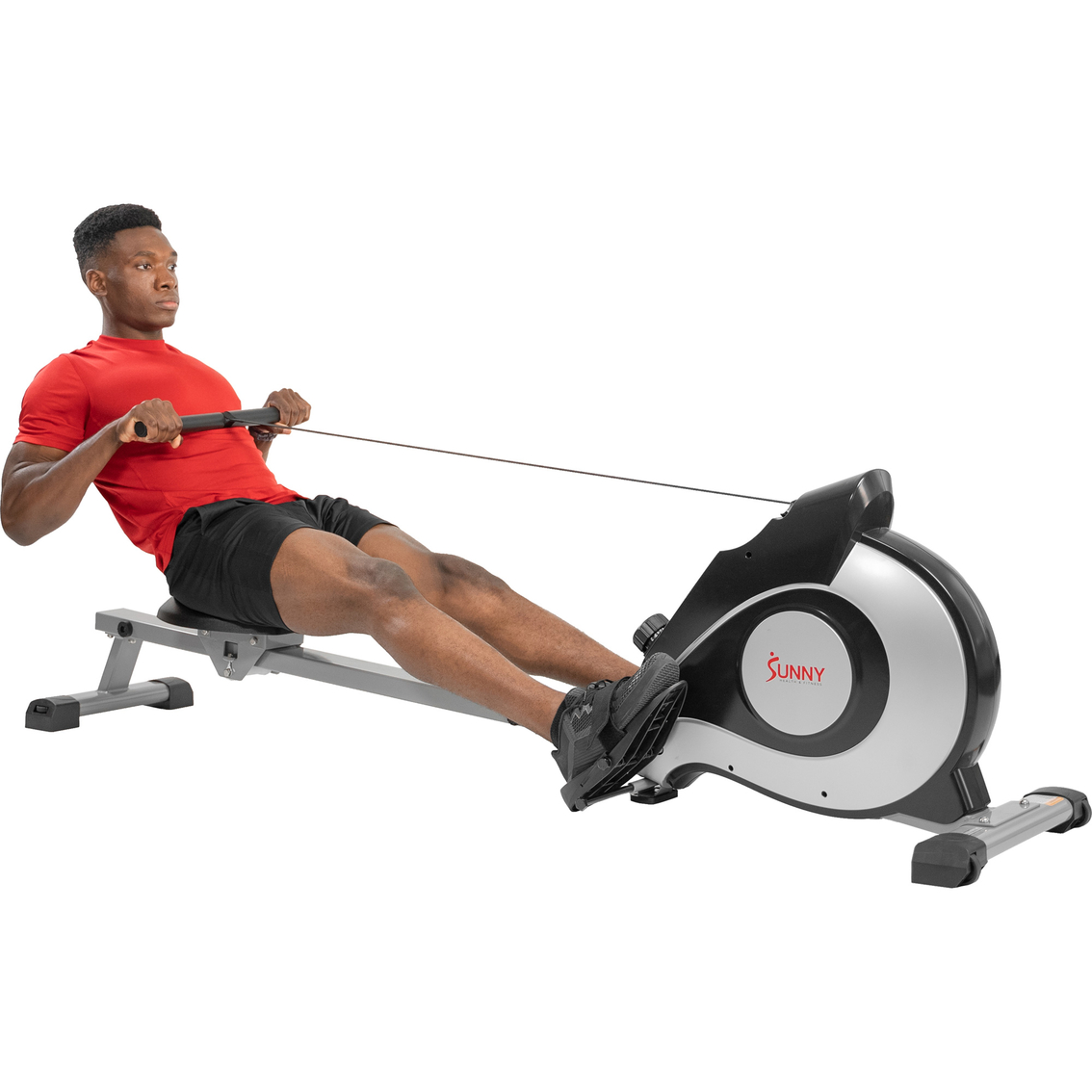 Sunny Health & Fitness Magnetic Rowing Machine - Image 8 of 10