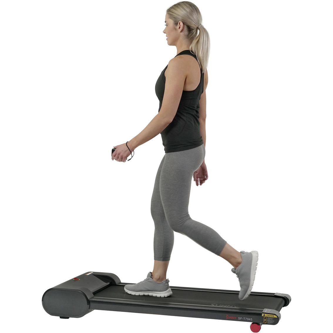 Sunny Health & Fitness Walkstation Slim Flat Treadmill for Under Desk - Image 2 of 4