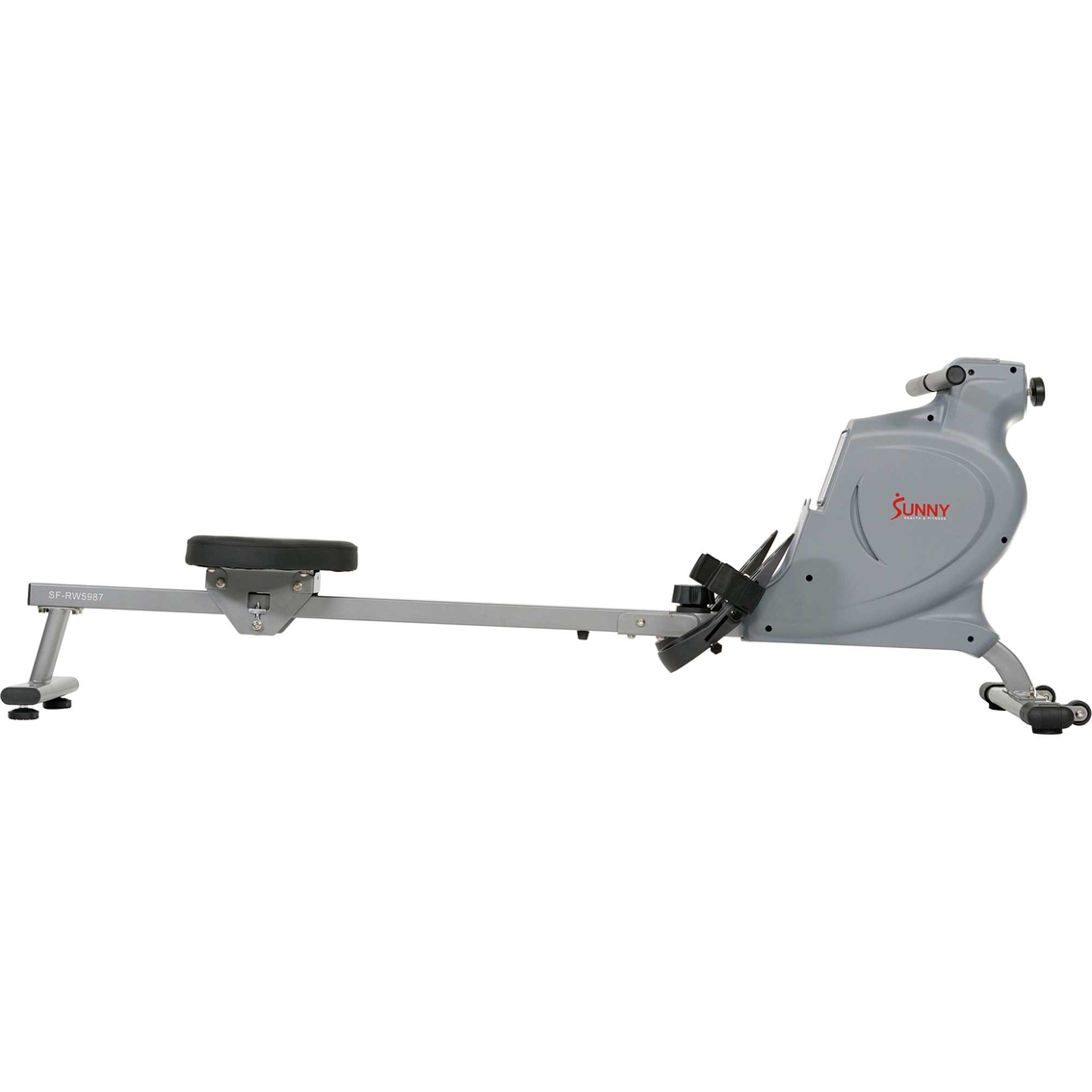 Sunny Health & Fitness Space Efficient Convenient Magnetic Rower - Image 2 of 10