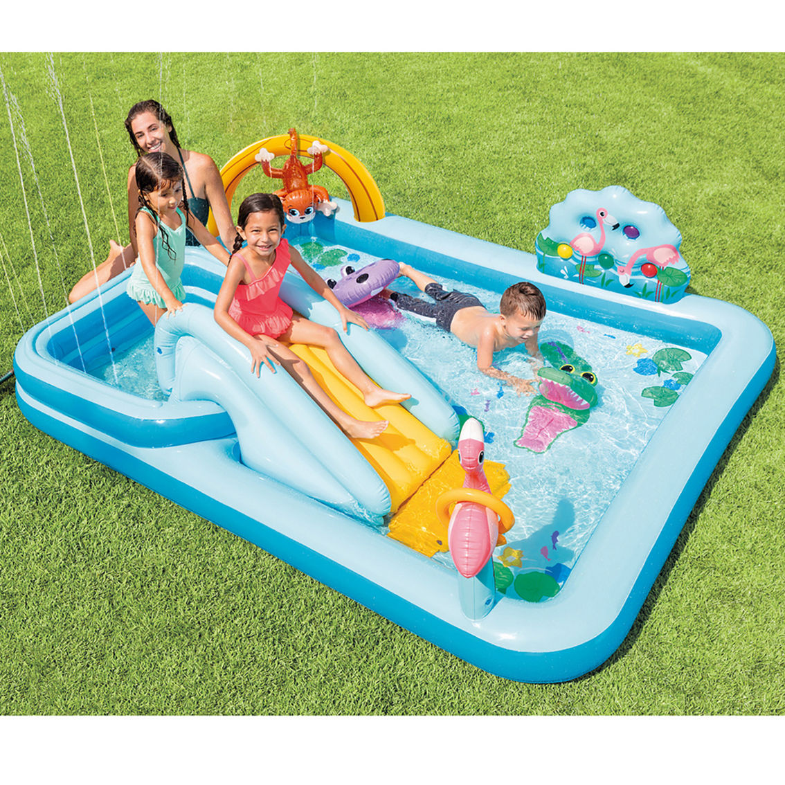 Intex Jungle Adventure Inflatable Pool Play Center - Image 2 of 7