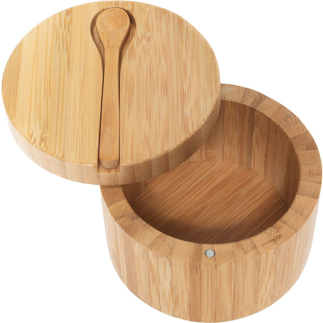Lipper Bamboo Salt Box with Spoon - Image 2 of 4