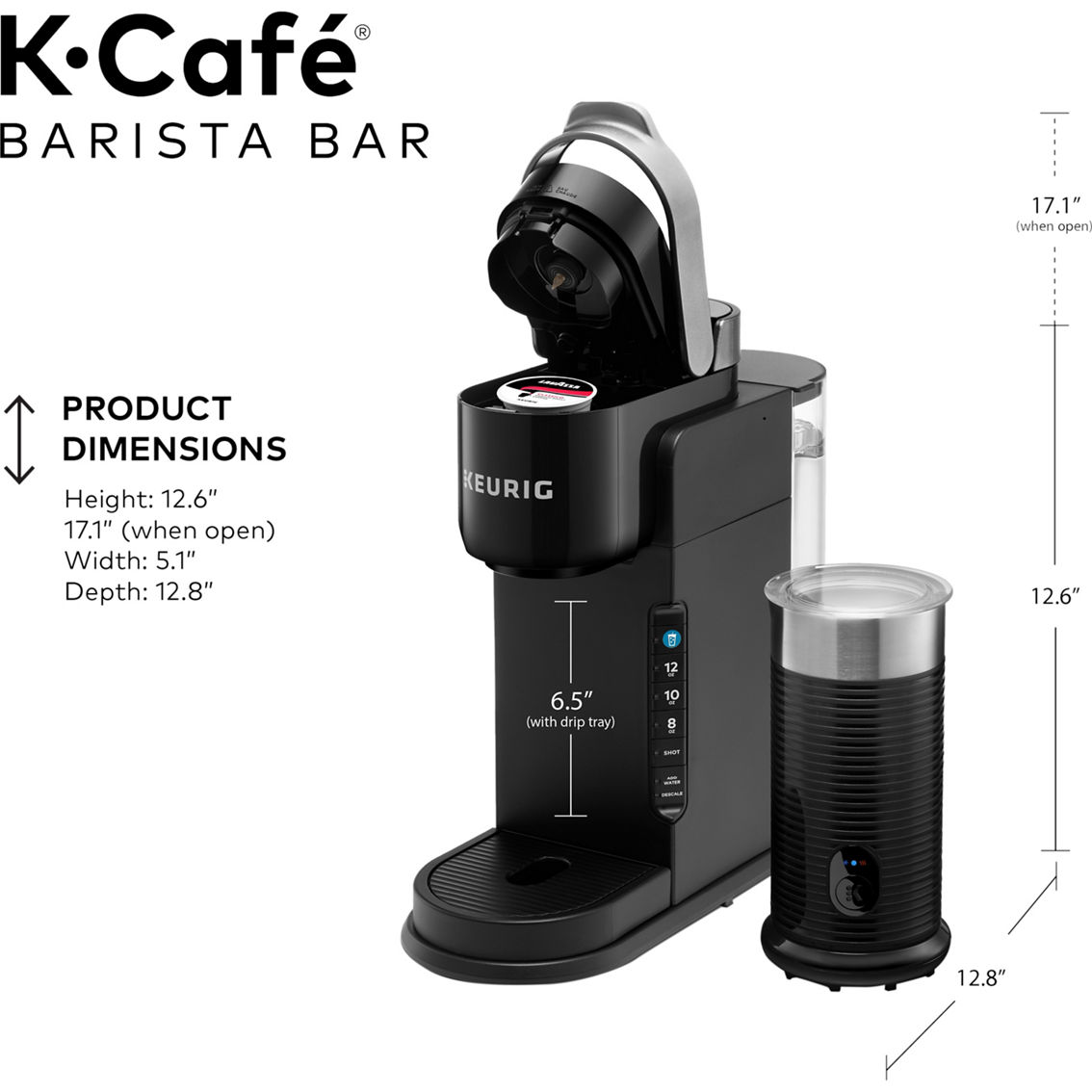 Keurig K-Cafe Barista Bar Single Serve Coffee Maker and Frother - Image 2 of 3