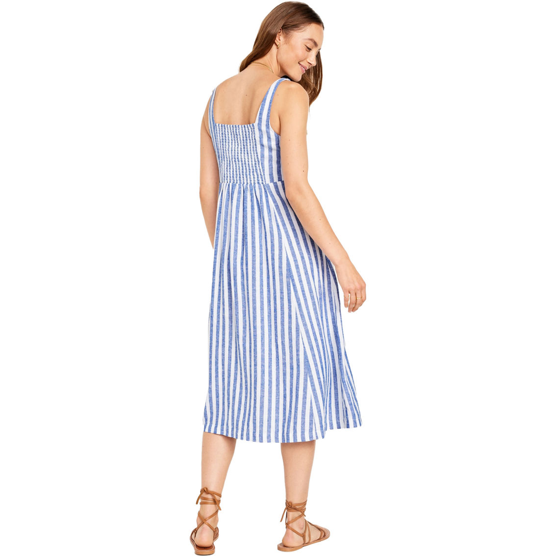 Old Navy Fit and Flare Midi Cami Dress - Image 2 of 3