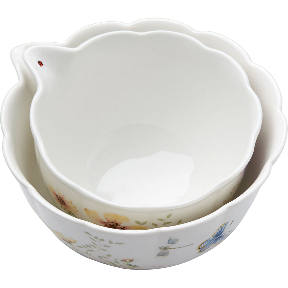 Lenox Butterfly Meadow Nesting Bowl 2 pc. Set - Image 2 of 2
