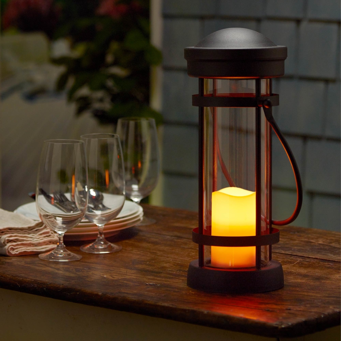 Smart Living Revere 16 in. LED Candle Lantern - Image 2 of 4