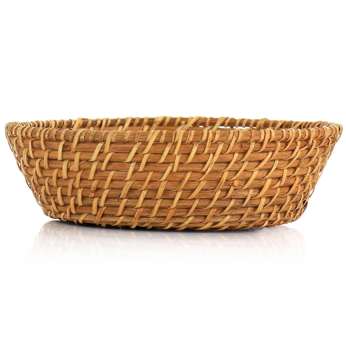 Martha Stewart 9 Inch Rattan Woven Loaf Basket in Brown - Image 2 of 5