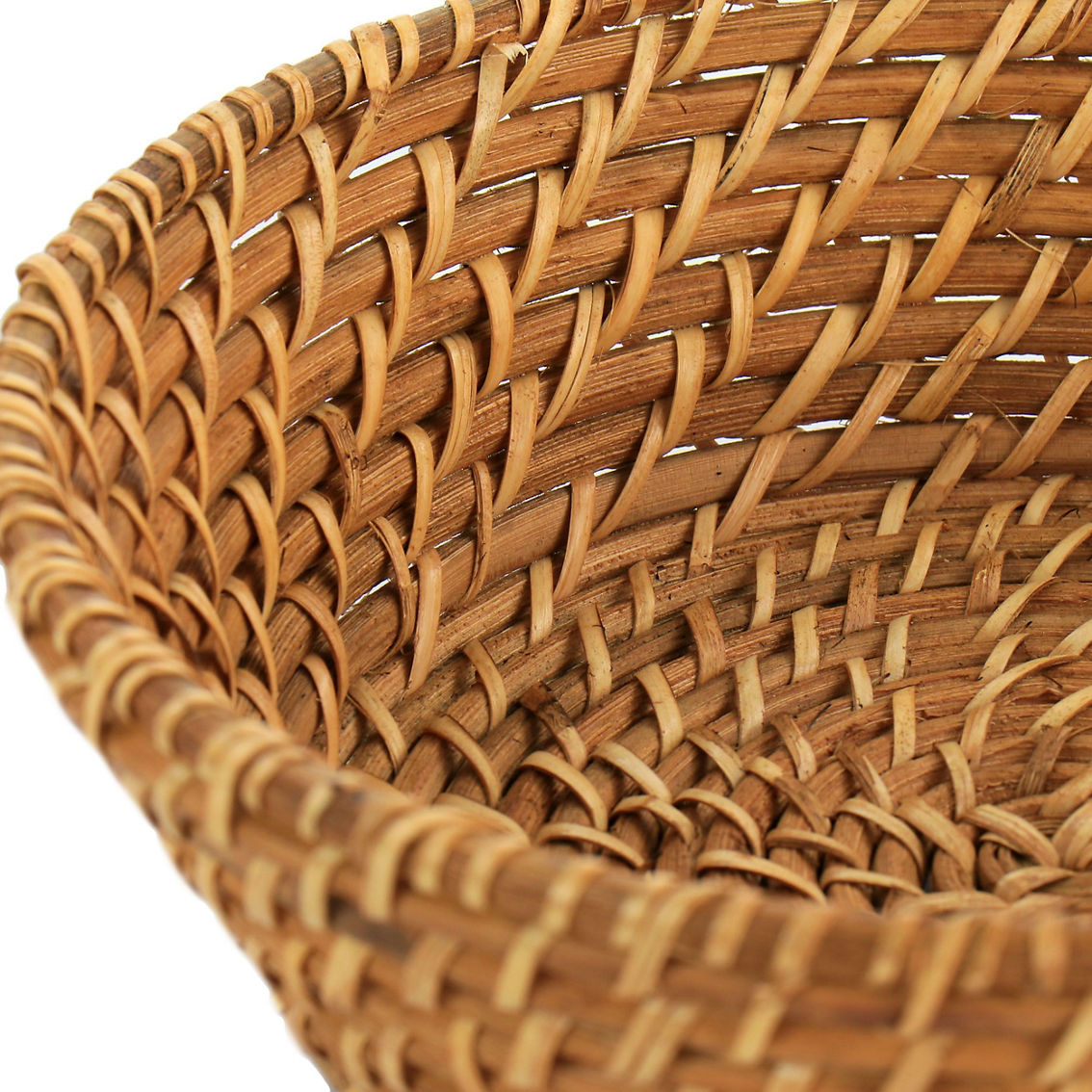 Martha Stewart 9 Inch Rattan Woven Loaf Basket in Brown - Image 5 of 5