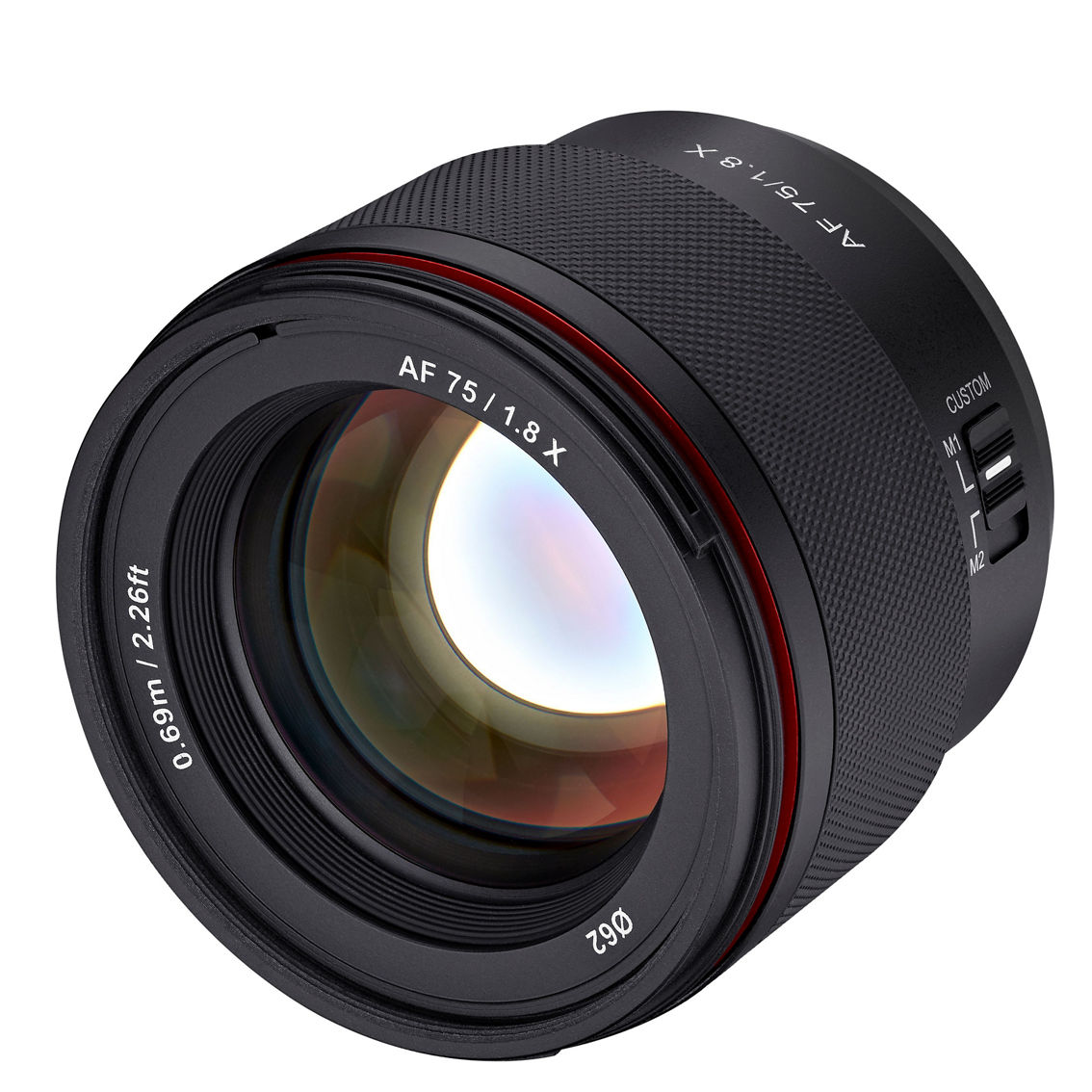 Rokinon 75mm F1.8 AF APS-C Compact Telephoto Lens for Fuji X - Image 4 of 5