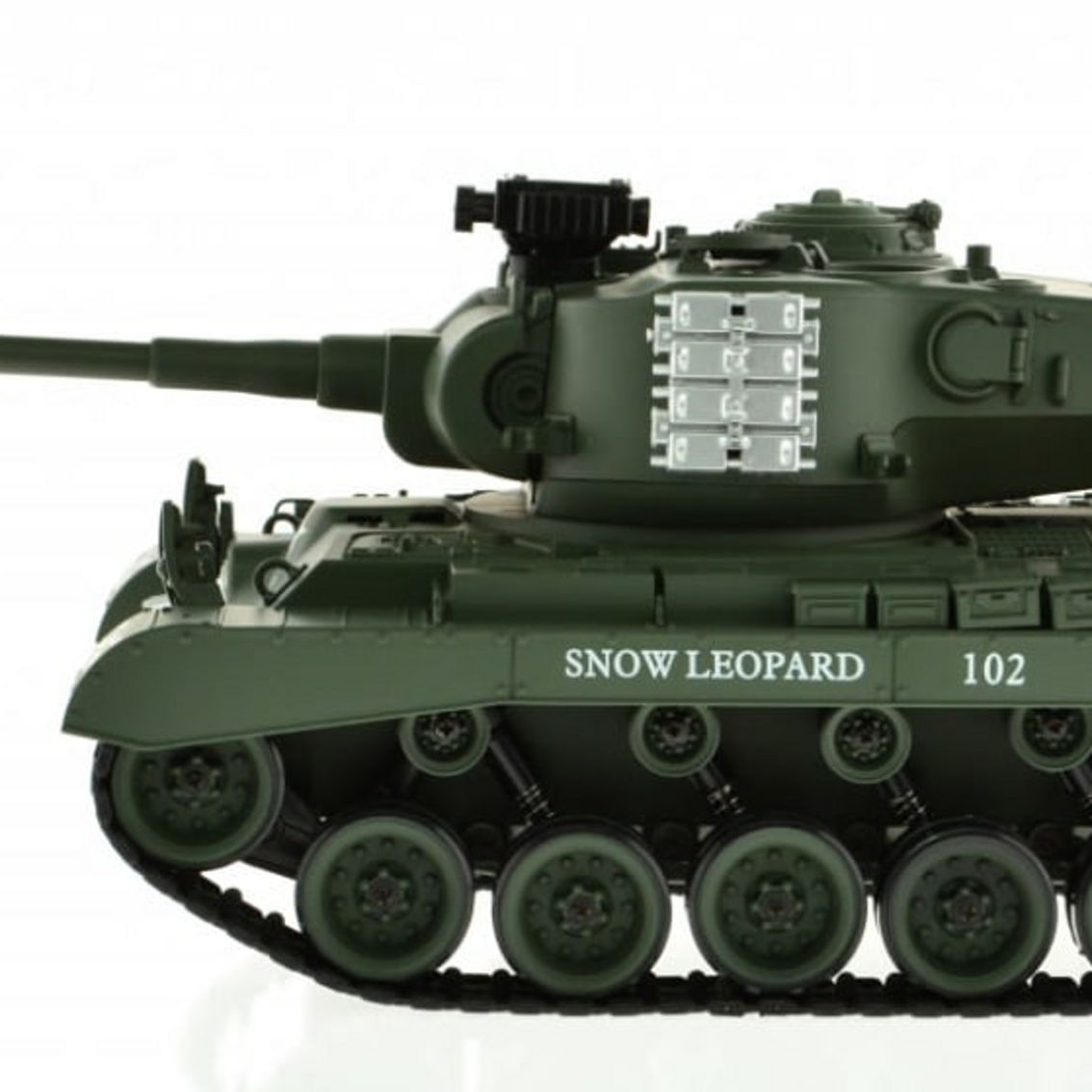 CIS-YZ-814 1:18 scale WWII USA Snow Leopard tank with lights sound and BB gun - Image 2 of 5
