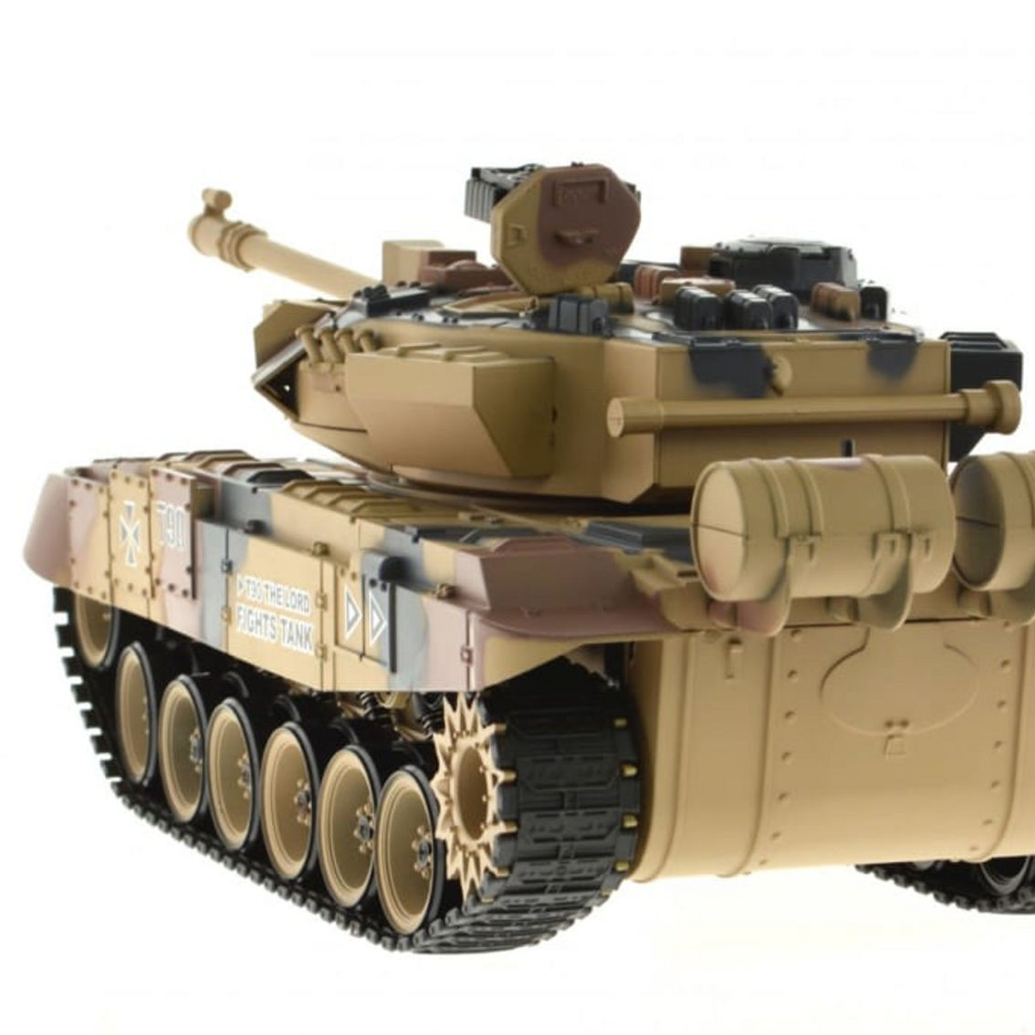 CIS-YZ-819 1:18 scale Russian T90 Camo tank with lights sound and BB gun - Image 4 of 5