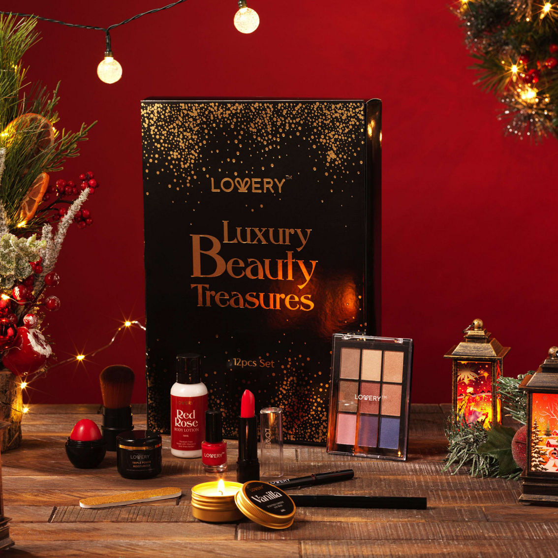 Lovery 12 Days Luxury Beauty Advent Calendar 22-Pc. Makeup & Skincare Gift Set - Image 5 of 5