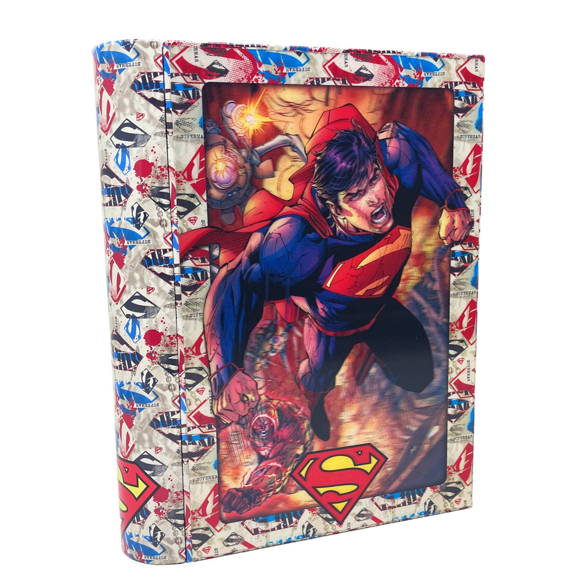 Prime 3D DC Comics Superman 3D Lenticular Puzzle in a Collectible Tin Book: 300 Pcs - Image 2 of 5