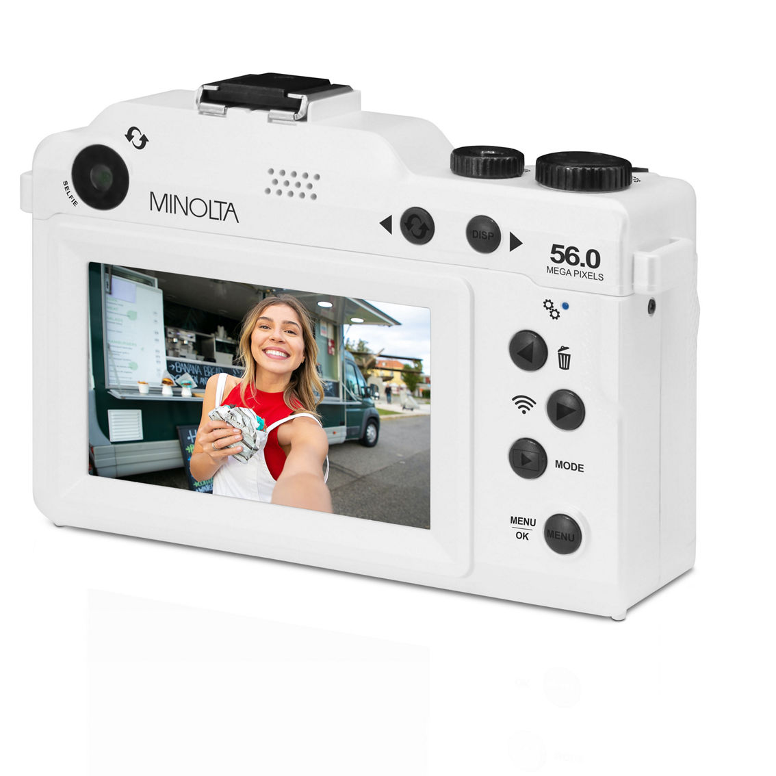 Minolta MND65 56 MP Autofocus / 4K60FPS Ultra HD Camera w/WiFi and Two Faceplates - Image 5 of 5