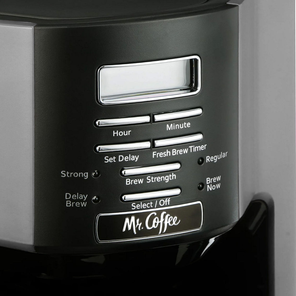 Mr. Coffee 12 Cup Programmable Coffee Maker with Rapid Brew in Silver - Image 5 of 5