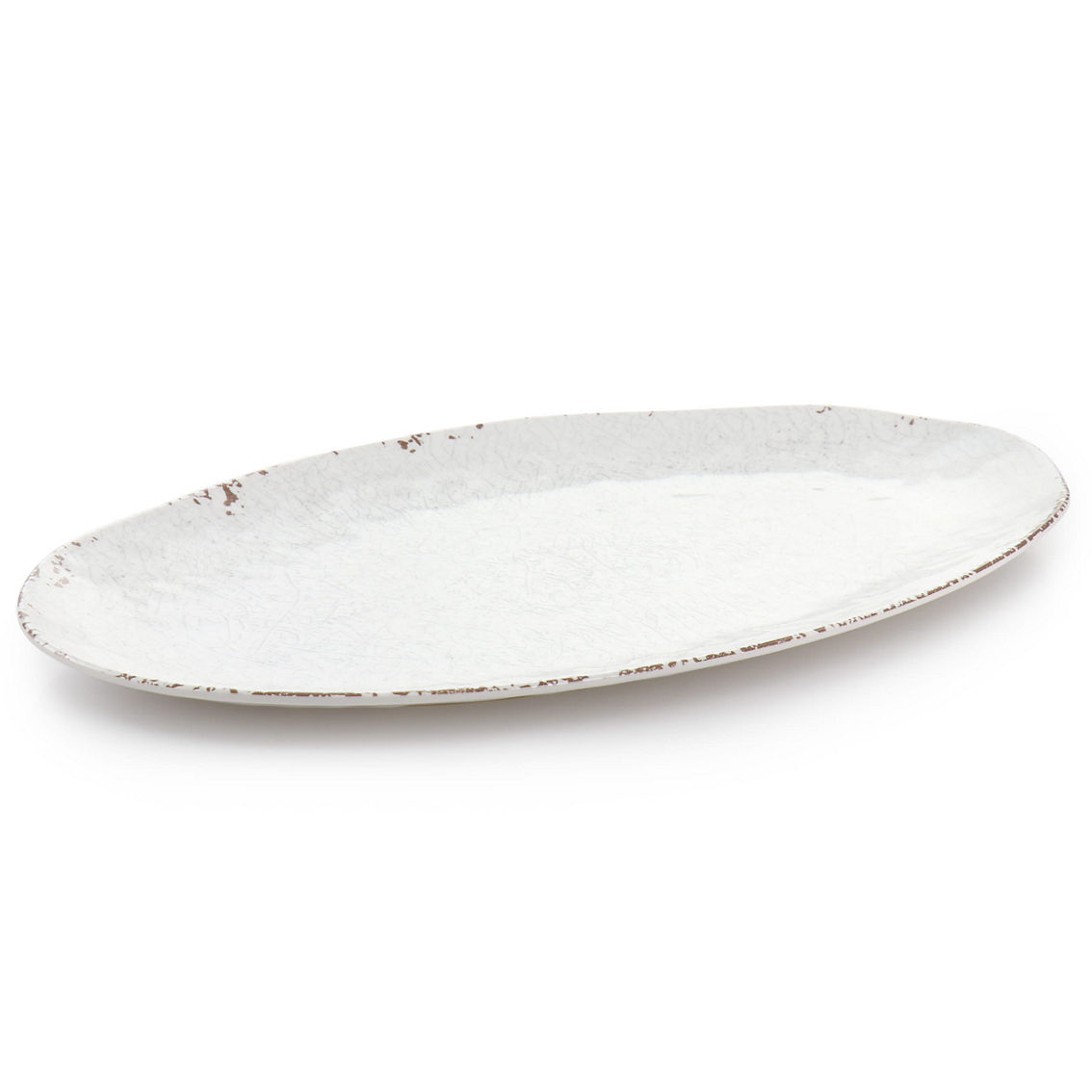 Laurie Gates Mauna 2 Piece Melamine Serving Tray Set in White - Image 3 of 5