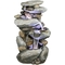 Alpine 4 Tiered Rock Fountain with LED Lights - Image 1 of 2