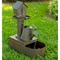 Alpine Birdhouse into Water Can Floor Fountain - Image 1 of 6