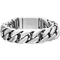 INOX Stainless Steel Double Layer Matte Curb Bracelet - Image 1 of 2
