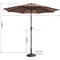Pure Garden 9 ft. Fade Resistant Patio Umbrella with Auto Tilt - Image 2 of 8