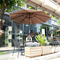 Pure Garden 9 ft. Fade Resistant Patio Umbrella with Auto Tilt - Image 6 of 8