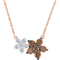 10K Pink Gold 1/3 CTW Brown and White Diamond Fashion Necklace - Image 1 of 2