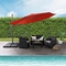 CorLiving 11.5 ft. UV Resistant Deluxe Tilting Patio Umbrella - Image 10 of 10