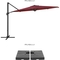 CorLiving PPU-540-Z1 11.5 ft. Deluxe Offset Patio Umbrella and Base - Image 2 of 4