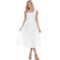 White Mark Scoop Neck Tiered Midi Dress - Image 1 of 2