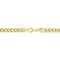 Sofia B. 18K Yellow Gold Over Sterling Silver 6.5mm Curb Link Chain Bracelet - Image 2 of 2
