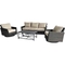 Home Creations Inc. Longbow 4 pc. Wicker Deep Seating Set - Image 1 of 2