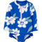 Carter's Baby Girls Floral Zip Front Rashguard Swimsuit - Image 1 of 2