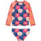 Surf Zone Baby Girls Floral 2 pc. Swimsuit - Image 2 of 2