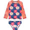Surf Zone Toddler Girls Floral 2 pc. Swimsuit - Image 1 of 2