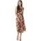 Connected Apparel Sleeveless Fitted ITY Floral Dress - Image 3 of 5