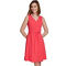 Calvin Klein Sleeveless Tie Front Fit And Flare Dress - Image 1 of 5