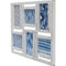 Melannco 14.7 x 20.8 in. Distressed White 6 Opening Collage Frame - Image 2 of 6