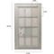 Melannco Distressed Gray 12 Opening Window Collage Wall Frame - Image 5 of 6